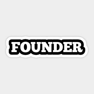 Founder Sticker